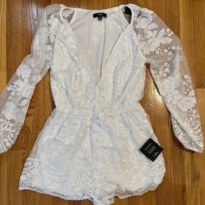 Lulu's White Romper